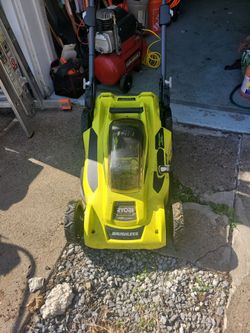 Ryobi battery operated mower