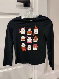 *Jumping Bean Kohls Brand Girls Halloween Long Sleeve Top, Size 10*