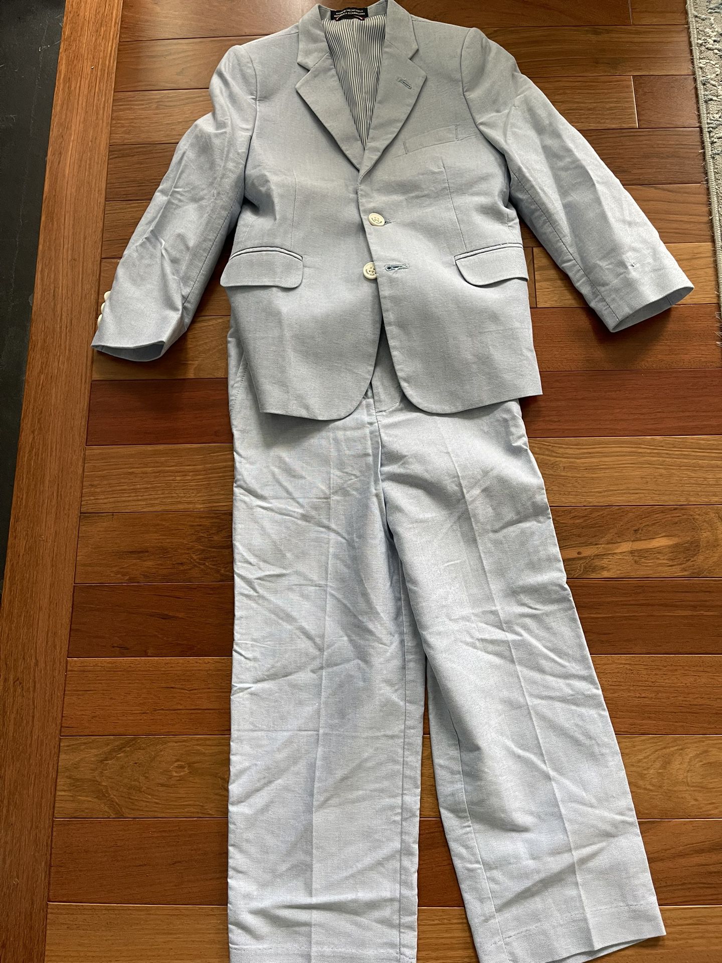 Tommy Hilfiger Suit Jacket and Pants  Size 6  Boys Light Blue