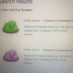 NEW!!! Paid $445  12v kidzone  DIY Sticker race car  
