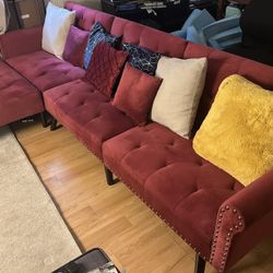 Convertible Couch Very Good Condition-Feel Free So send Offer 