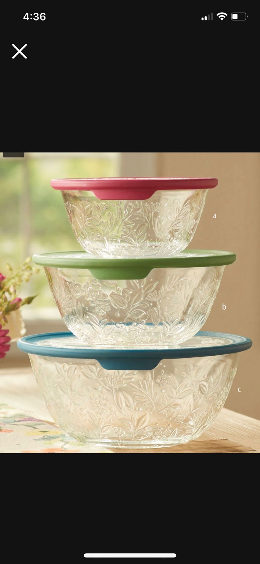 3 Bowls Diferentes Tamaños Princess