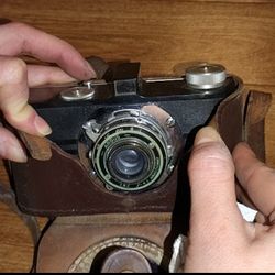 Argus Camera Anastigmat With Leather Case