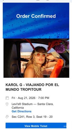 Karol G Tickets
