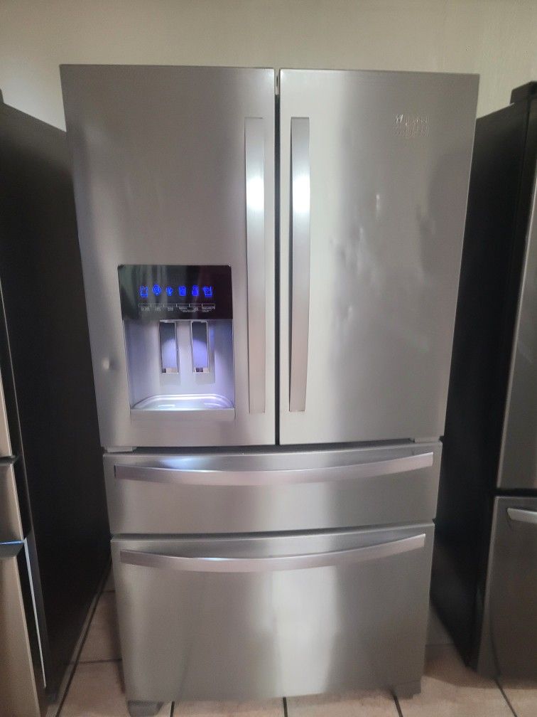 Whirlpool Stainless Steel 4 Door Refrigerator