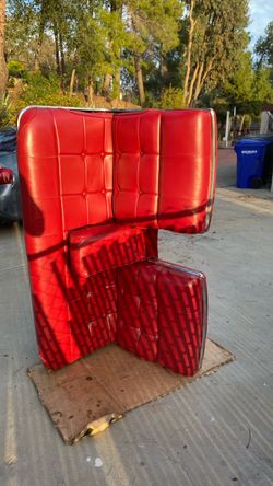 vintage 1970s Cadillac DeVille or Fleetwood split front bench seat