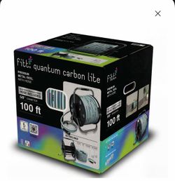 FITT Quantum Carbonlite Metal Hose Reel with a 100ft Hose