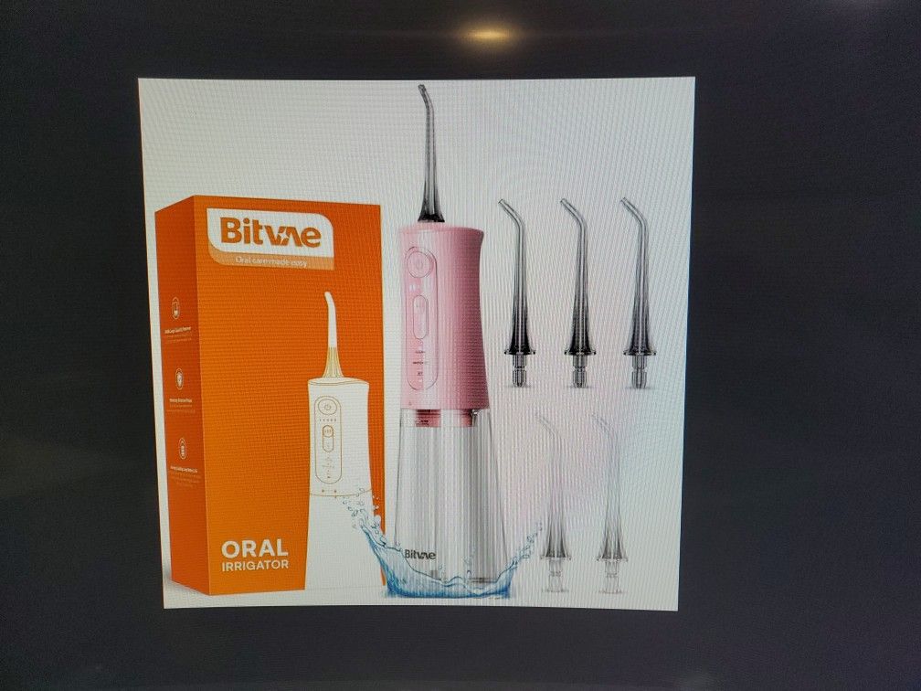 Water Dental Flosser Teeth Picks, Quartz Pink Cordless Rechargeable