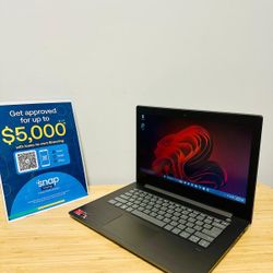 YEAR END SALE Lenovo  14” AMD Ryzen 5 processor/8GB/256GB Storage Laptop Comes With Microsoft Office