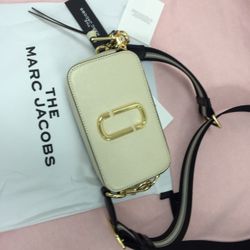 Marc Jacobs The Snapshot Crossbody Bag Cloud White Multi