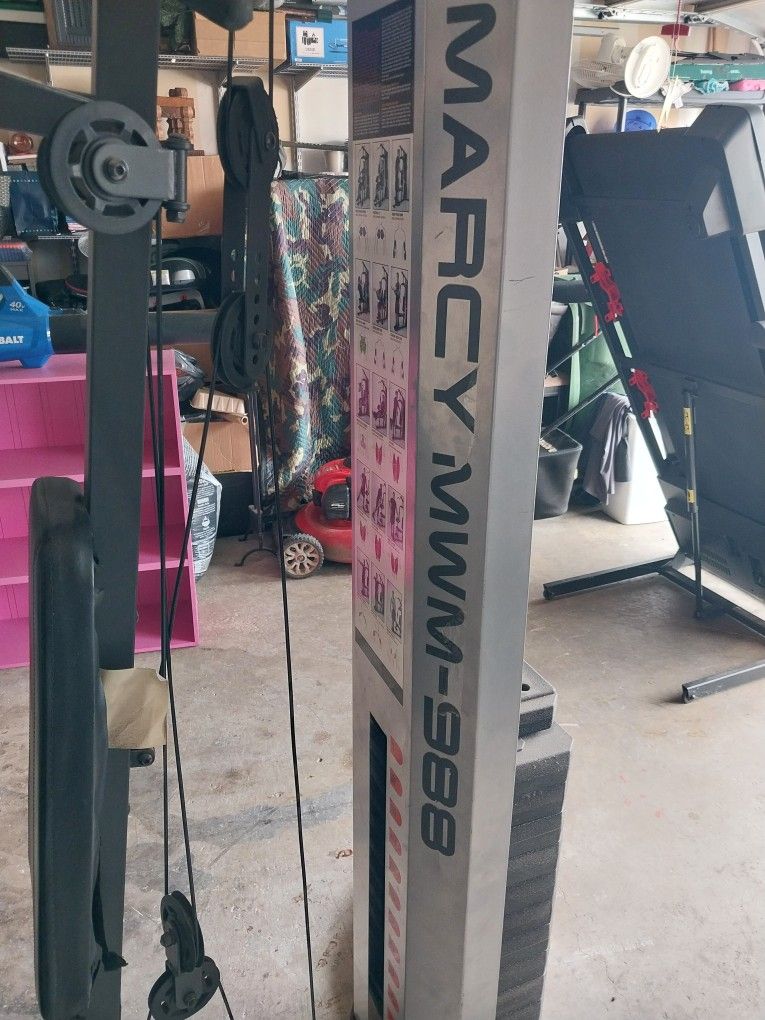 Marcy Home Gym System 150 lb. Weight Stack Machine MWM-988