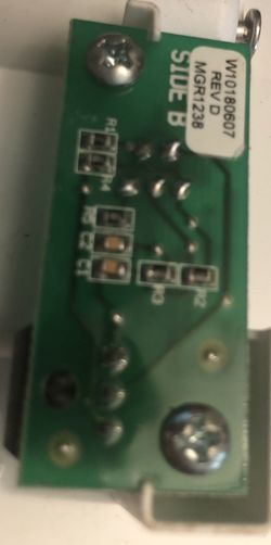 W10180607 Whirlpool Refrigerator Emitter Board