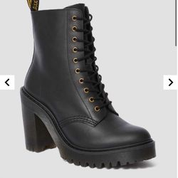 Dr. Martens Kendra black leather boots women’s 7 