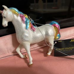 Robert Stanley Blown Glass Christmas Tree Ornament 