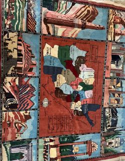 Afghanistan Map - Handmade Rug