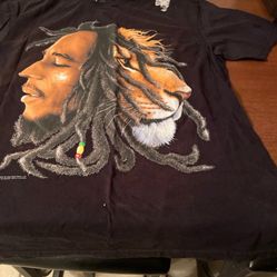 Bob Marley Tshirt Size  And Large 15.00 Each