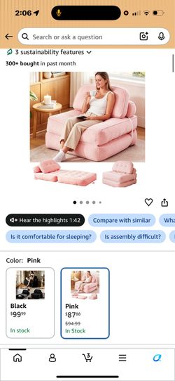 Futon Sofa Bed Chair