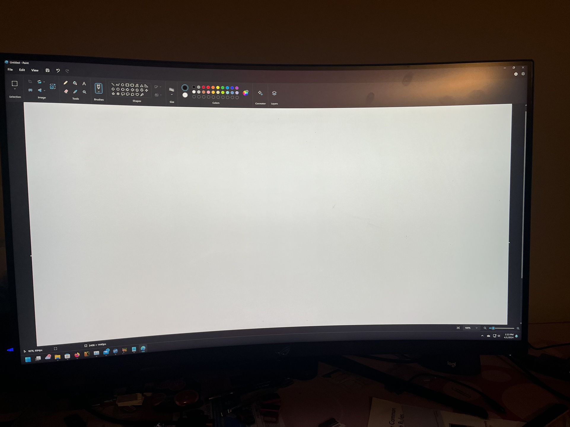 Asus 32” 170Hz WQHD Curved Gaming Monitor