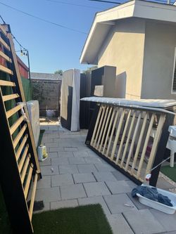 Pull out sofa and two shelves free
