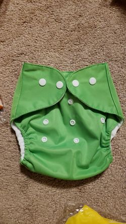 Baby Cloth Diapers One Size Adjustable Washable Reusable Unisex.