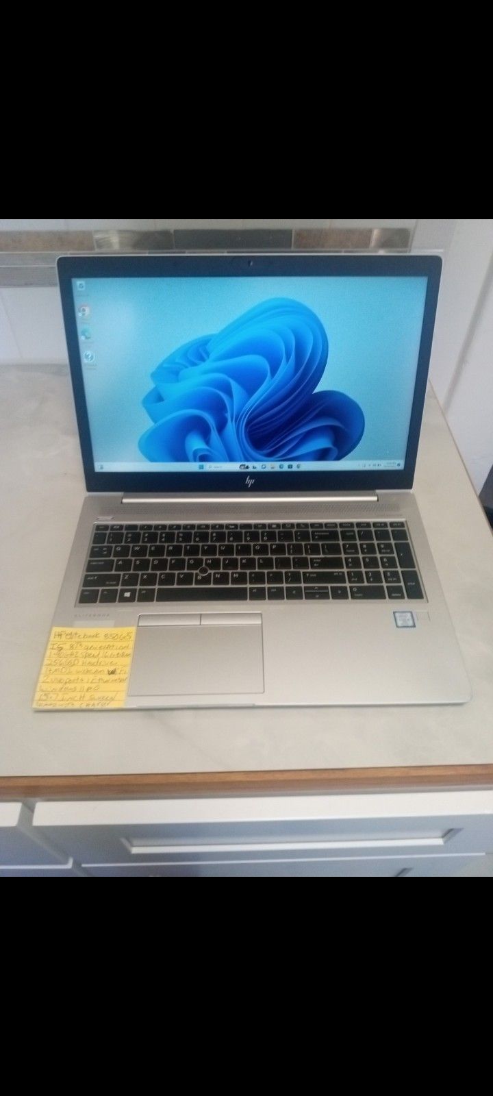 HP Elitebook 850 G5 Fast Intel I-5 8th Gen 16gb Ram 256ssd HD Windows 11 Pro