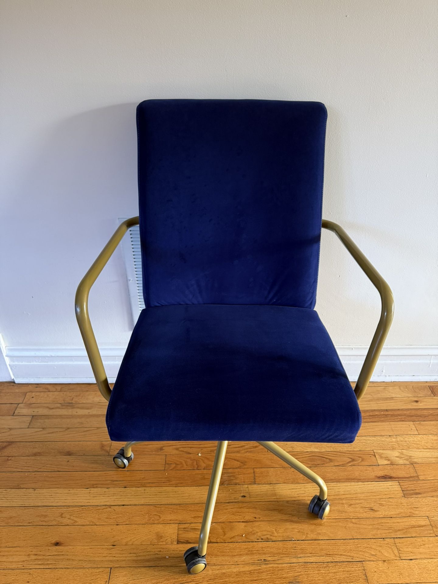 office chair, Elle Decor Giselle Gold Desk Chair 