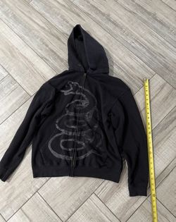 METALLICA Black Album Zip Up Hoodie