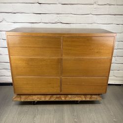 Vintage Handmade MCM Wood Dresser