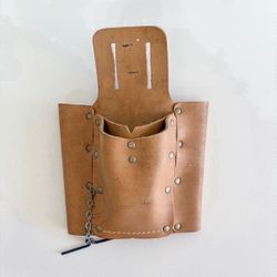 Unused 5 Pocket Leather Tool Pouch