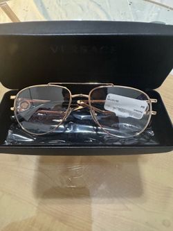 Brand New Versace Gold Aviators w/tags