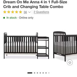Dream On Me Crib And Changing Table Combo