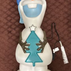 Disney Frozen Olaf 24" Christmas Lighted LED Blow Mold Yard Decor 2023