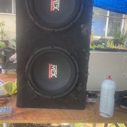 Box Speakers 10inchs MTX Audio