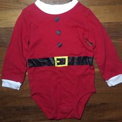Baby Boy Carters Santa One Piece Outfit Size 18 Months Christmas