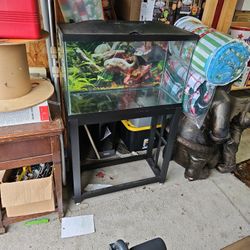 Fish Tank ,stand And Multiple Accessories 