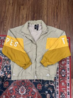 adidas (WMNS) adidas Must Have Woven Jacket 'Tan Yellow' GF6964 Womens