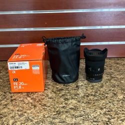 Camera Optics Lens Sony Sel20f18g