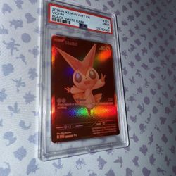 Pokemon White Flare Red Monochrome Victini 