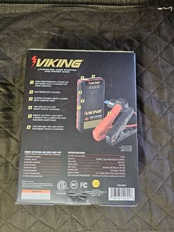 Este es el arrancador de batería de litio y banco de energía Viking de 1000 amperios pico