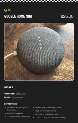 Google Home Mini