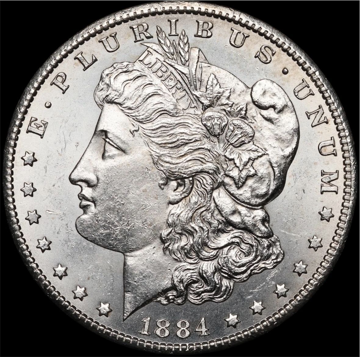 $1 1884 CC. Morgan Dollar. Coin USA 