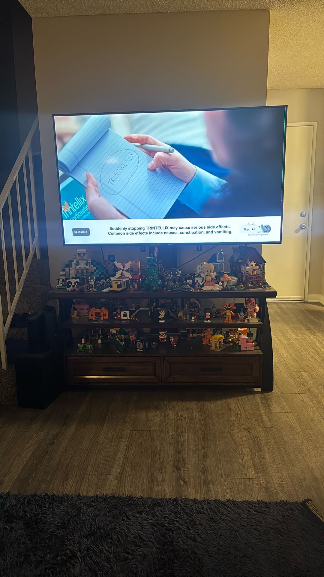 TV and tv stand 