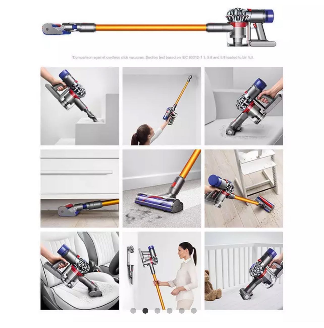Dyson V8 Absolute Cordless Vacuum Cleaner Yellow