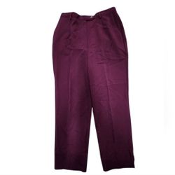 Vintage Sag Harbor Petite Size 10P Eggplant Purple Dress Pants