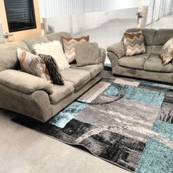 Sofa and Loveseat Set 