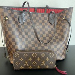 Louis Vuitton Neverfull & Wallet 