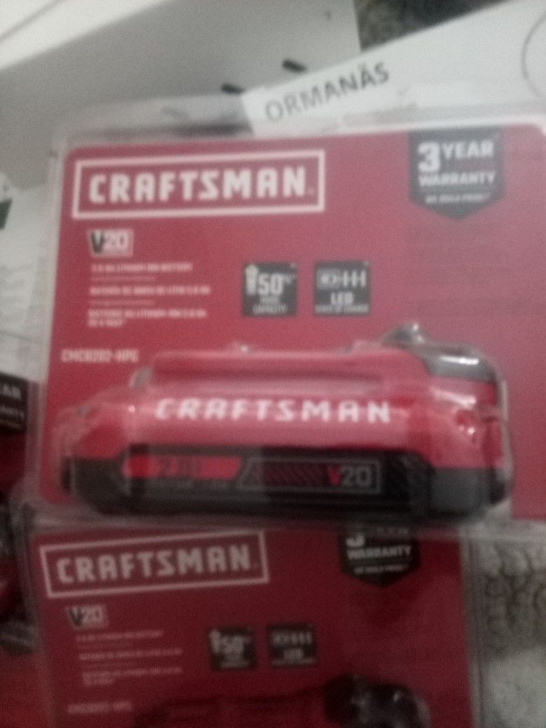Craftsman 2.0 Ah Lithium Ion Battery Pack 20 Volts