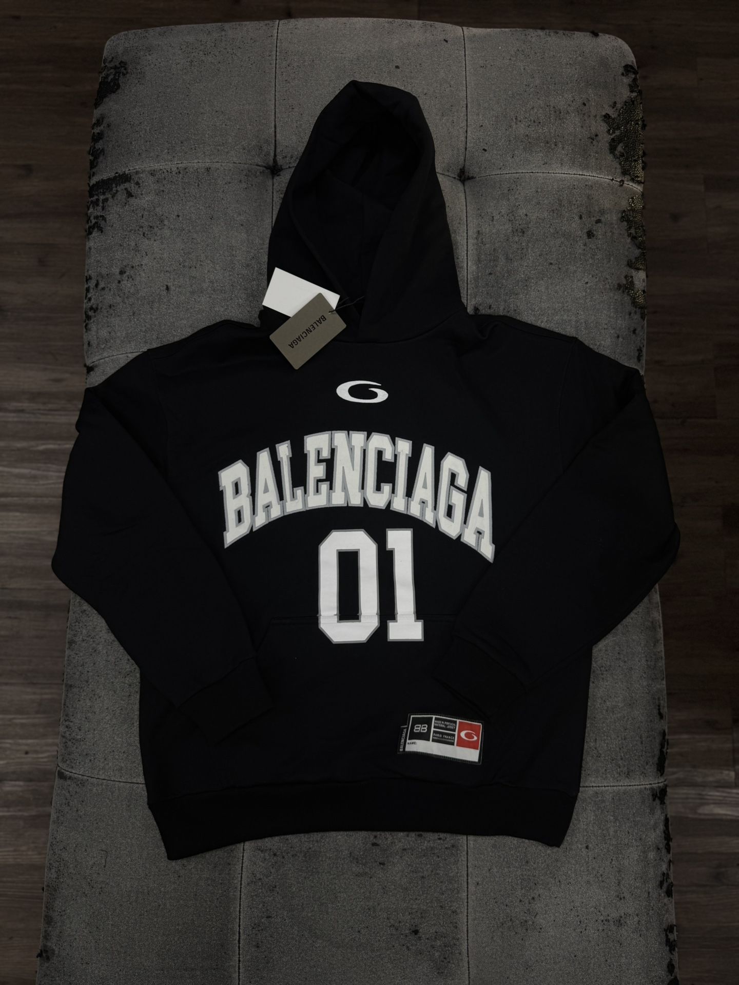 Balenciaga Basketball Black Hoodie 