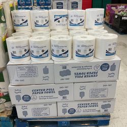 Precut Center Pull Paper Towels