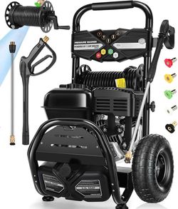 4200PSI Gas Pressure Washer 4.0GPM Gas Power Washer 212CC Powered Washing Machine Commercial High Pressure Washer with 32ft Hose&5 Nozzles for Patio G